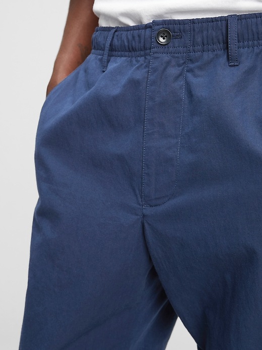 Image number 4 showing, GapFlex Slim Taper Linen Pull-On Pants With E-Waist
