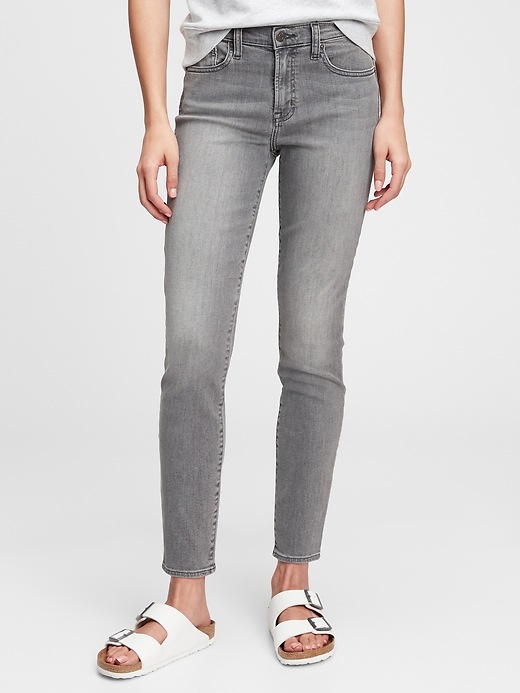 gap mid rise true skinny jeans
