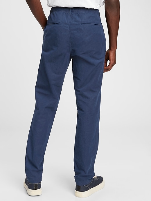 Image number 2 showing, GapFlex Slim Taper Linen Pull-On Pants With E-Waist