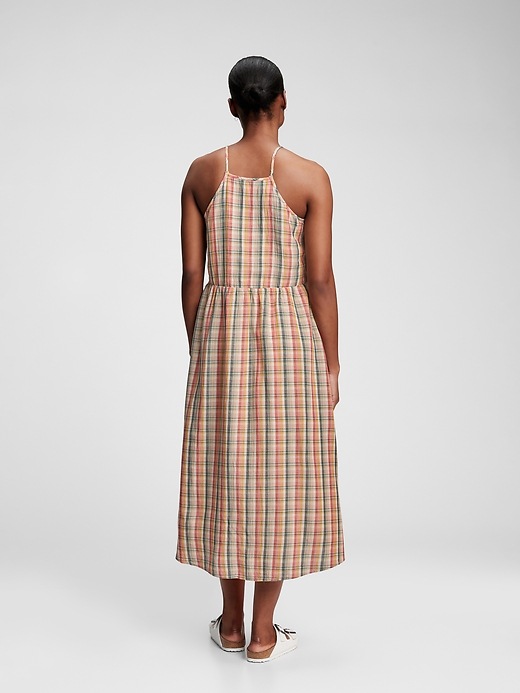 Image number 2 showing, Halter-Neck Midi Dress