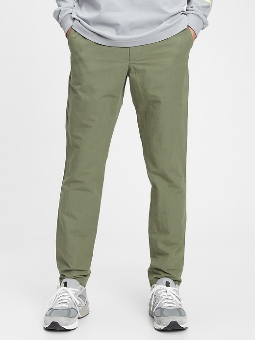 Image number 6 showing, GapFlex Slim Taper Linen Pull-On Pants With E-Waist