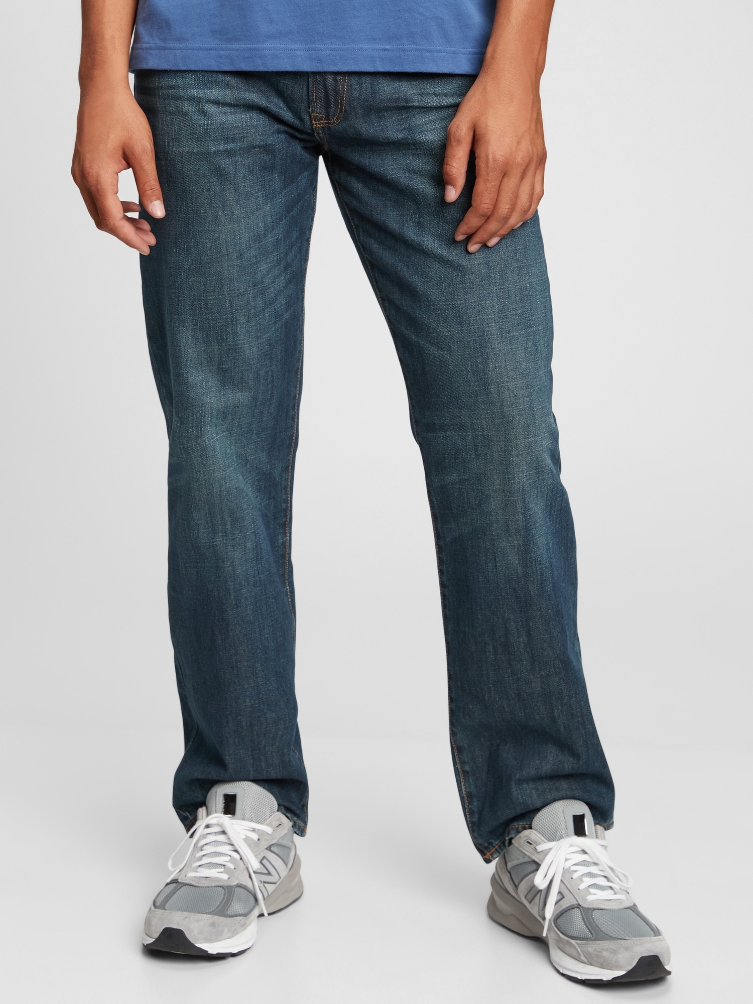 Vintage Lucky Brand Ligh Wash Blue Denim Straight Leg Jeans Mens