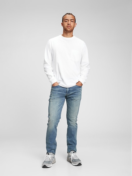 Image number 3 showing, Soft Wear Slim Straight Jeans With Washwell&#153