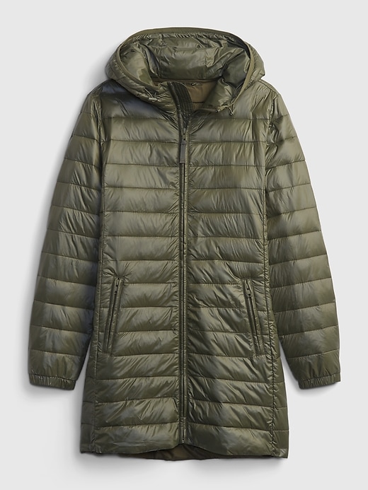 Image number 8 showing, 100% Recycled Nylon Puffer Coat