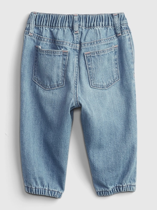 Image number 2 showing, Baby Organic Cotton Bubble Jeans