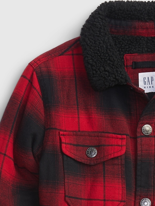 Banana Republic Red Plaid Sherpa Jacket Men's Buy Levi's