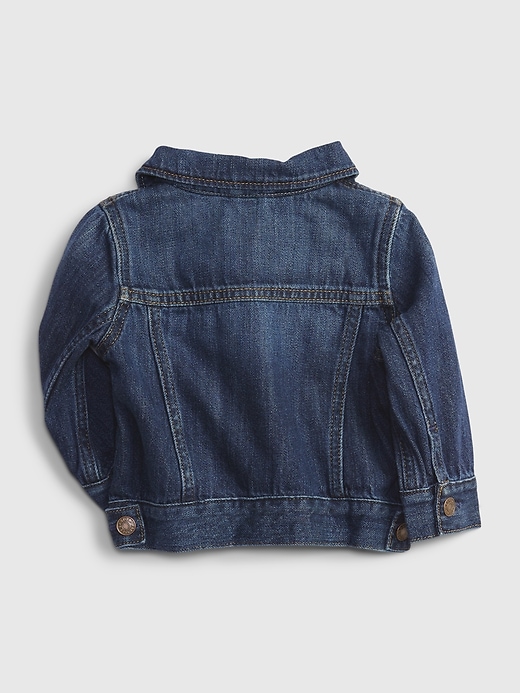 Image number 2 showing, Baby Organic Cotton Denim Jacket
