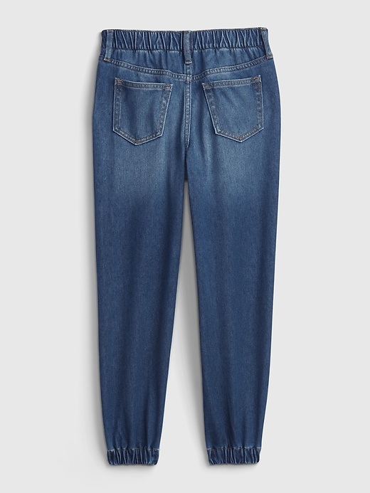 Image number 3 showing, Kids Mid Rise Denim Joggers
