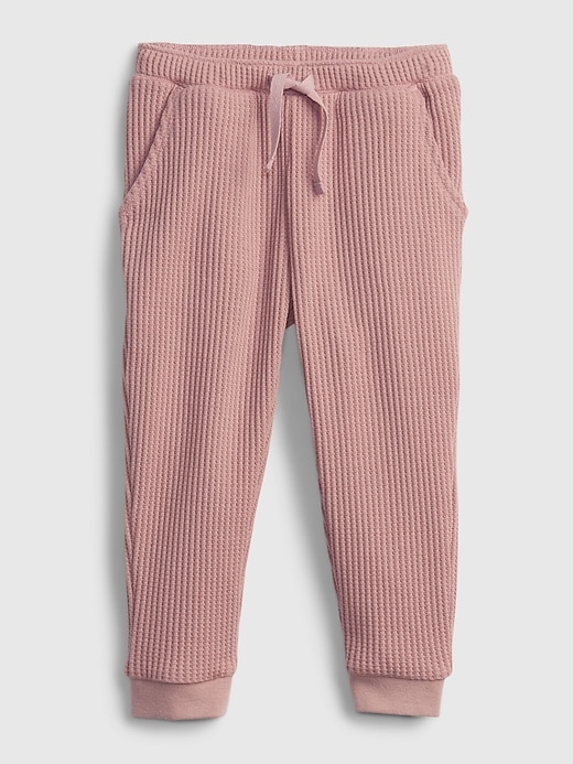 View large product image 1 of 1. Toddler Waffle-Knit Joggers