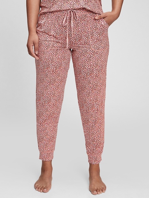 L'image numéro 7 présente Pantalon de jogging de pyjama en modal
