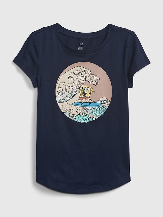 Image number 1 showing, GapKids &#124 SpongeBob Square Pants 100% Organic Cotton T-Shirt