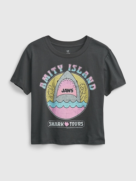 Image number 1 showing, GapKids &#124 Jaws Graphic 100% Organic Cotton T-Shirt