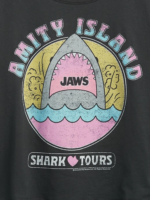 Image number 3 showing, GapKids &#124 Jaws Graphic 100% Organic Cotton T-Shirt
