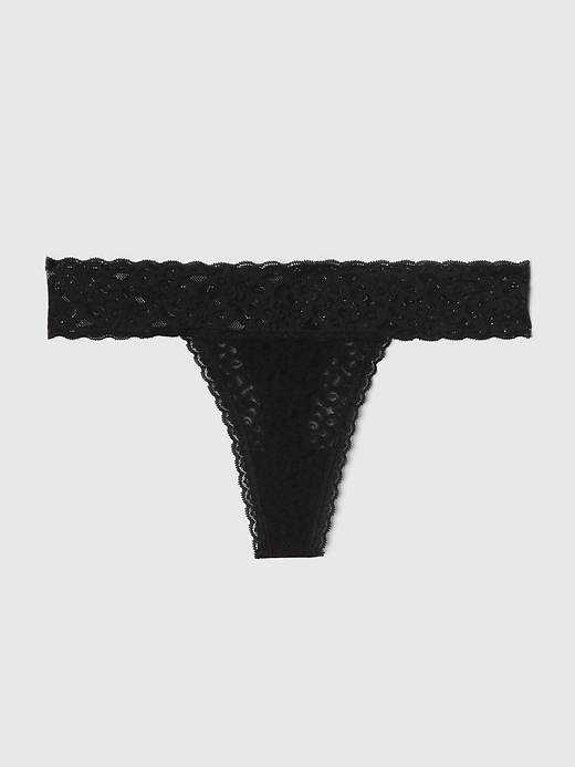 Image number 1 showing, Lace Thong