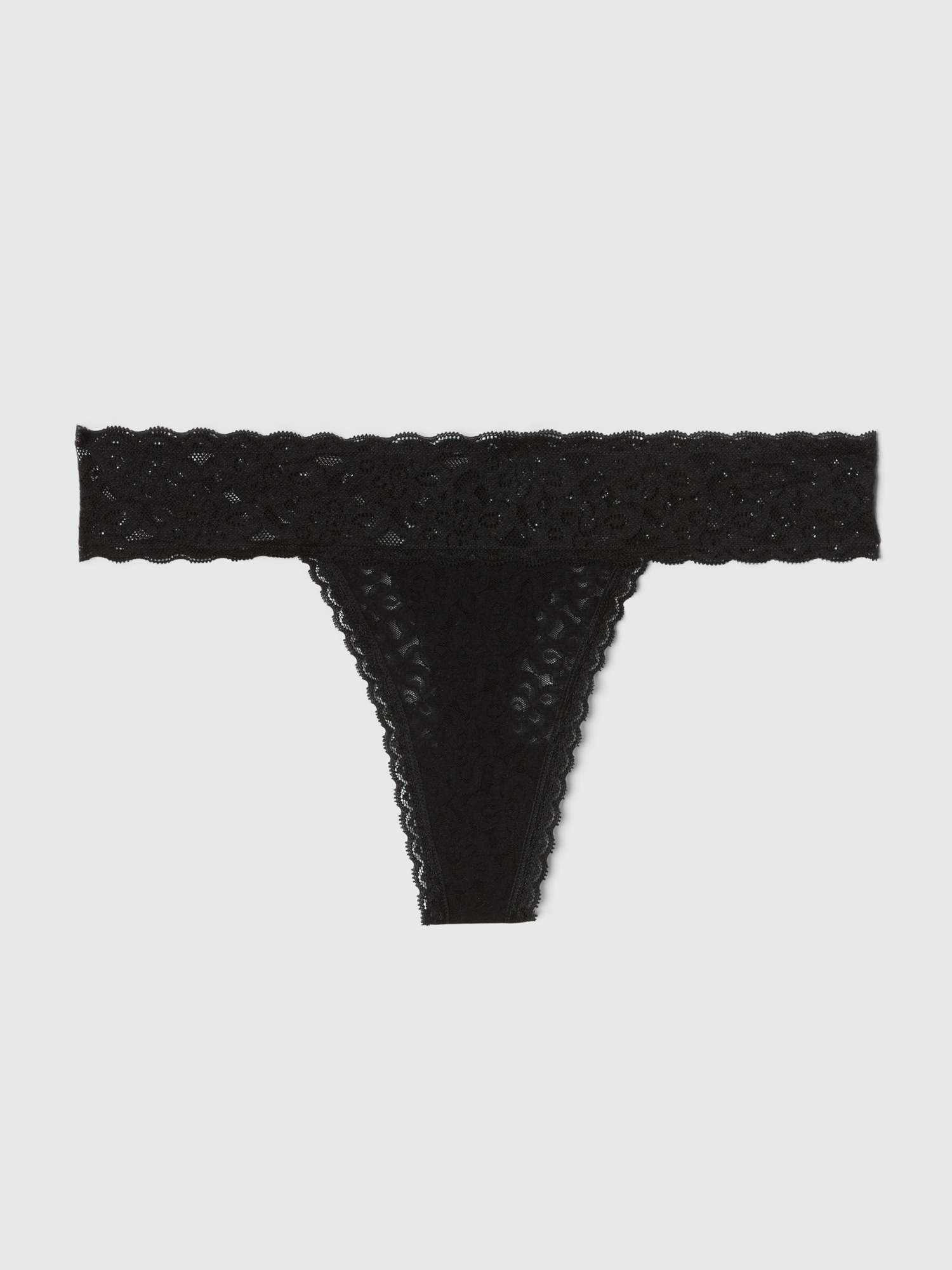 Gap Body Logo Comfort Thong Underwear Gpw01083 in Black