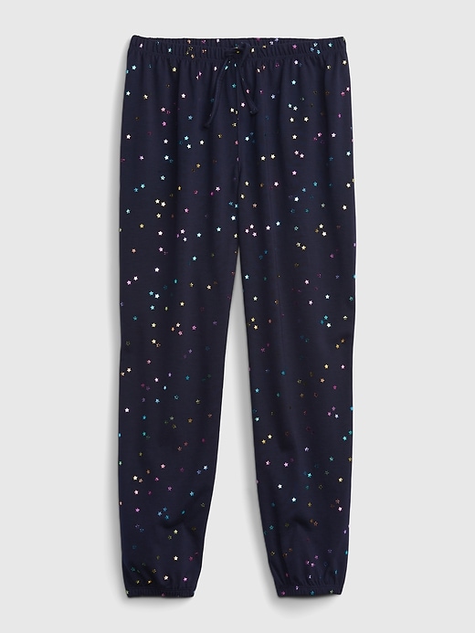 Image number 1 showing, Kids 100% Recycled Print PJ Joggers