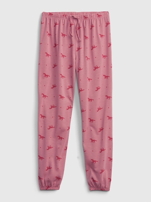 Image number 3 showing, Kids 100% Recycled Print PJ Joggers