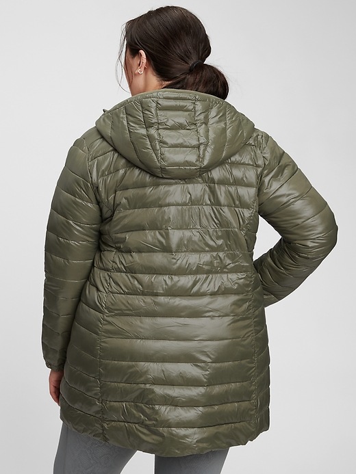 Image number 7 showing, 100% Recycled Nylon Puffer Coat