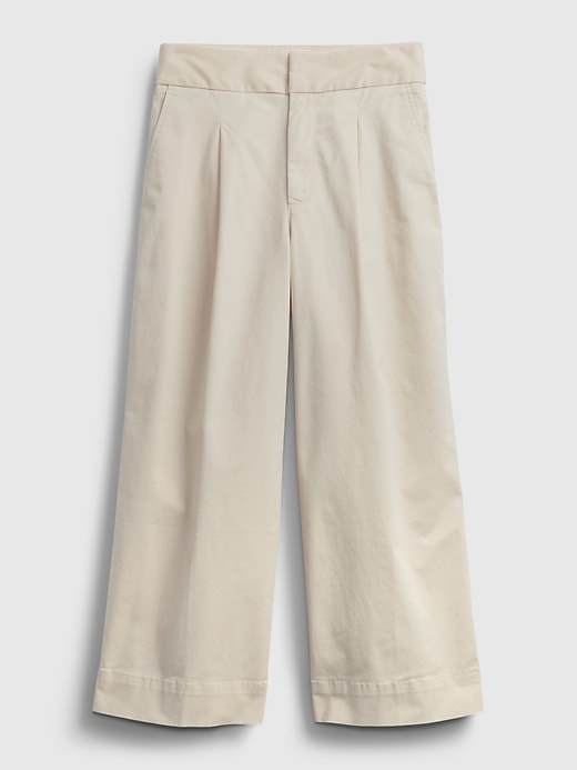 Image number 4 showing, High Rise Wide-Leg Khakis with Washwell
