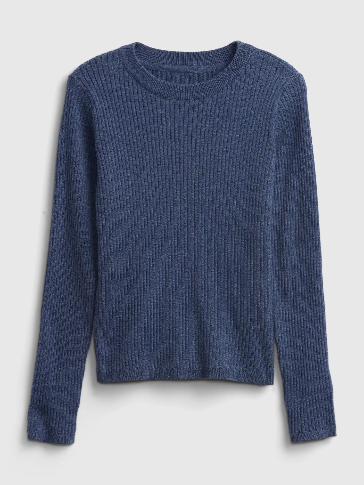 Kids Ribbed Crewneck Sweater