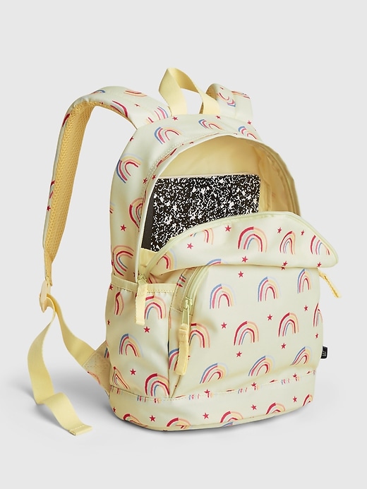 Image number 3 showing, Kids Recycled Rainbow Graphic Junior Backpack