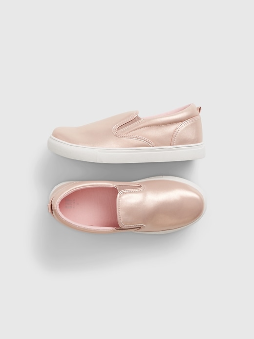Image number 1 showing, Kids Shine Slip-On Shoes