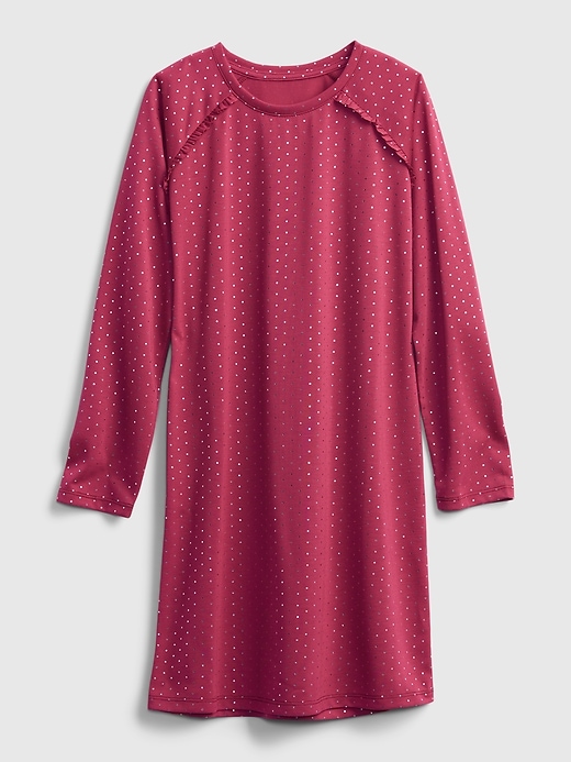 Image number 1 showing, Kids 100% Recycled Polka Dot Nightgown