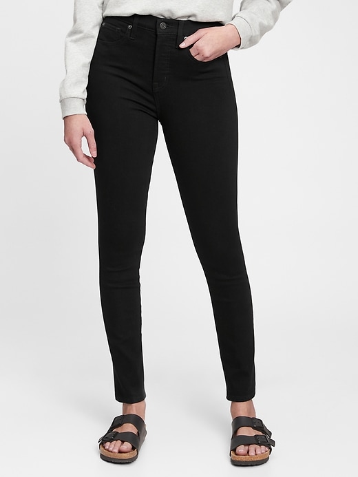 Gap High Rise True Skinny Jeans with Washwell