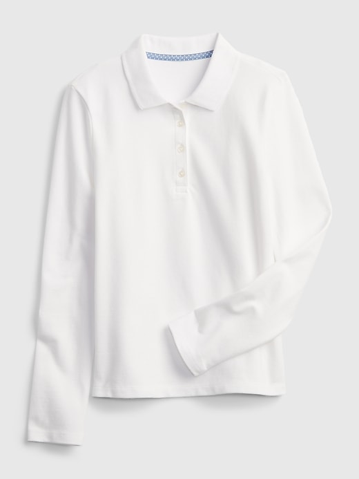 Image number 2 showing, Kids Cotton Uniform Polo Shirt
