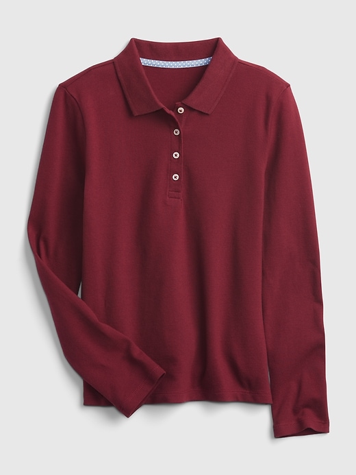 Image number 4 showing, Kids Cotton Uniform Polo Shirt
