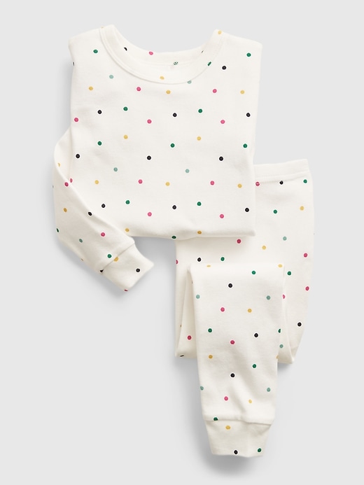 Image number 1 showing, babyGap 100% Organic Cotton Polk-A-Dot PJ Set