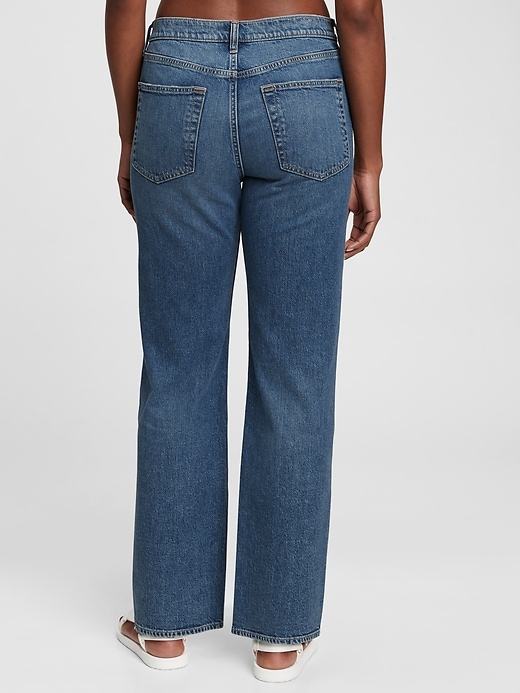Image number 2 showing, Mid Rise '90s Loose Jeans with Washwell in Organic Cotton
