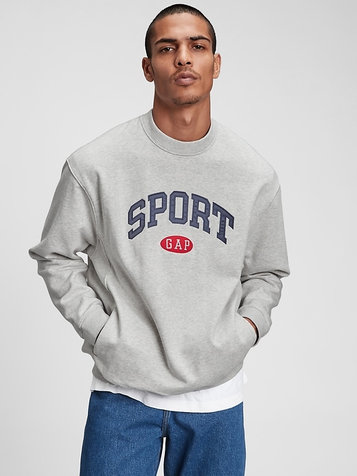 Image number 3 showing, Gap Sports Logo Crewneck Sweatshirt