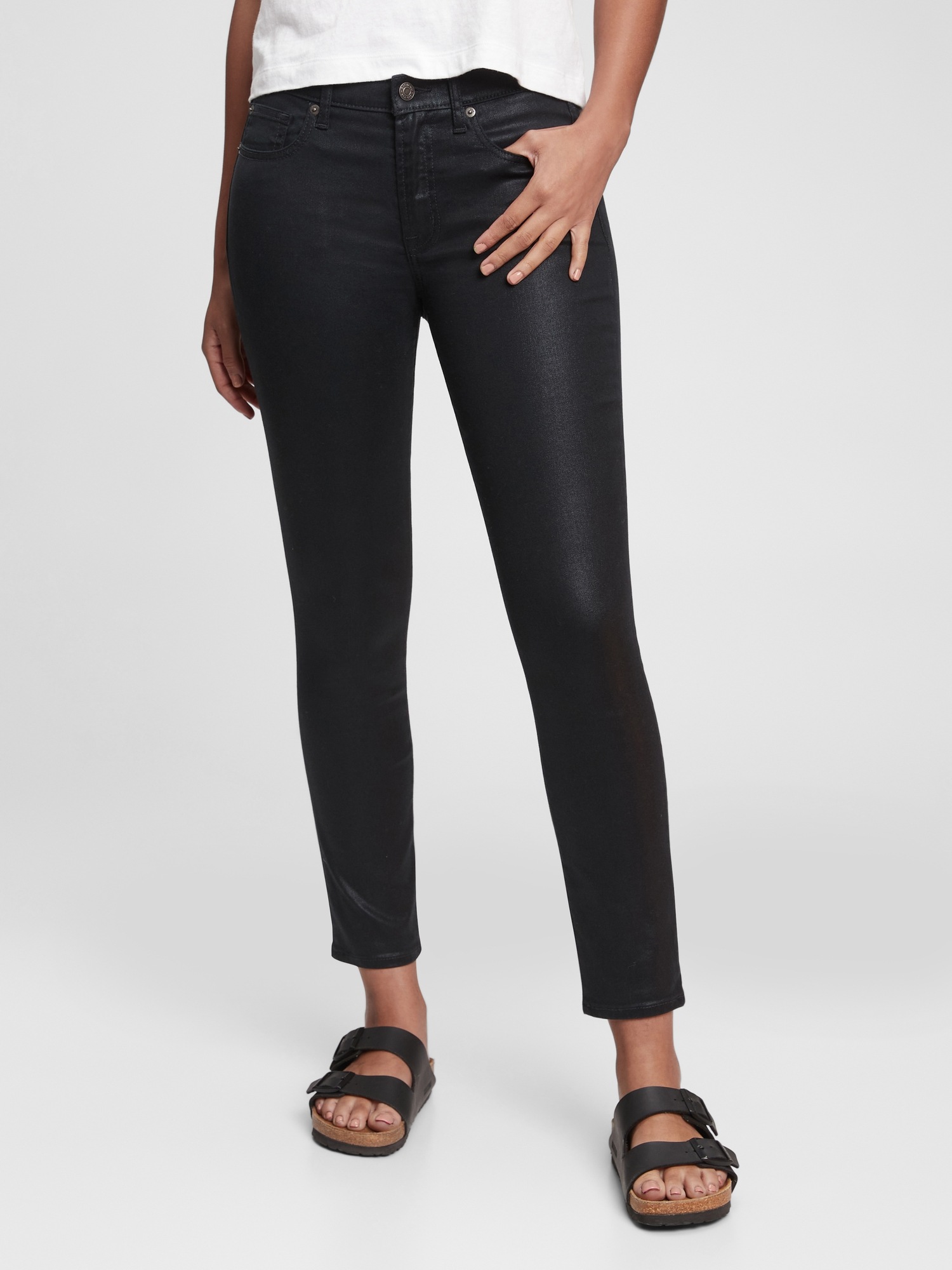 gap mid rise true skinny jeans