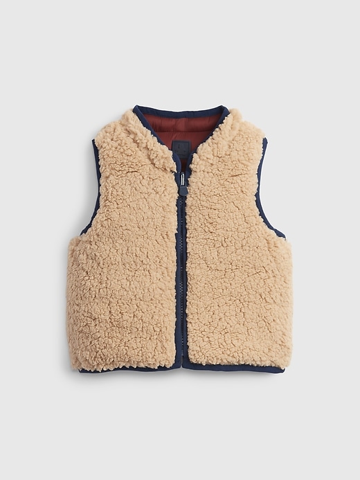Image number 3 showing, Baby Reversible ColdControl Max Puffer Sherpa Vest