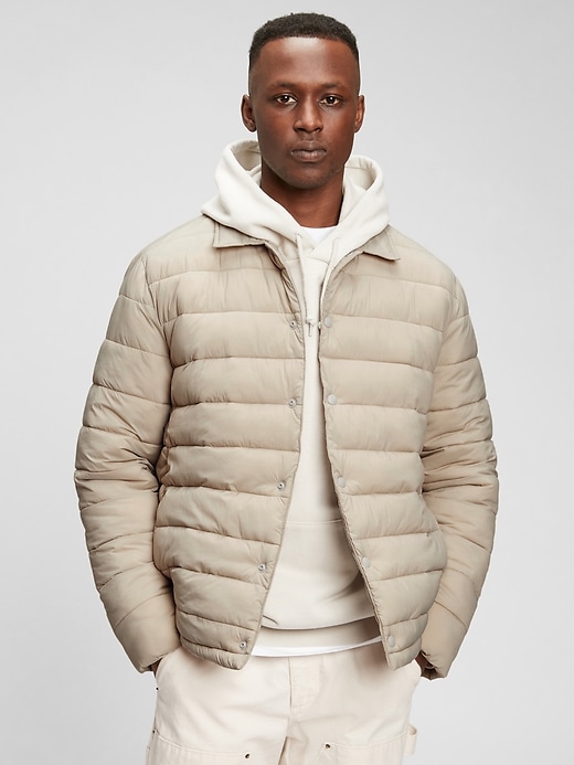 Gap - Snap-Front Puffer Jacket