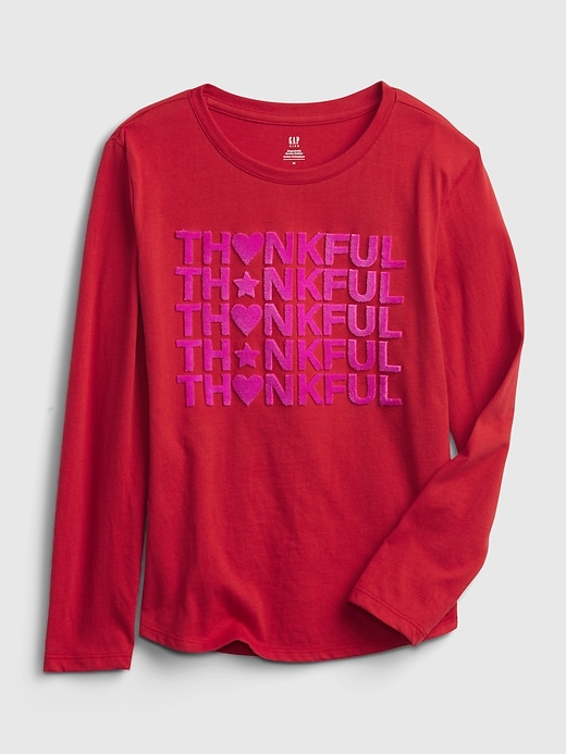 Image number 1 showing, Kids Organic Cotton Interactive Graphic T-Shirt