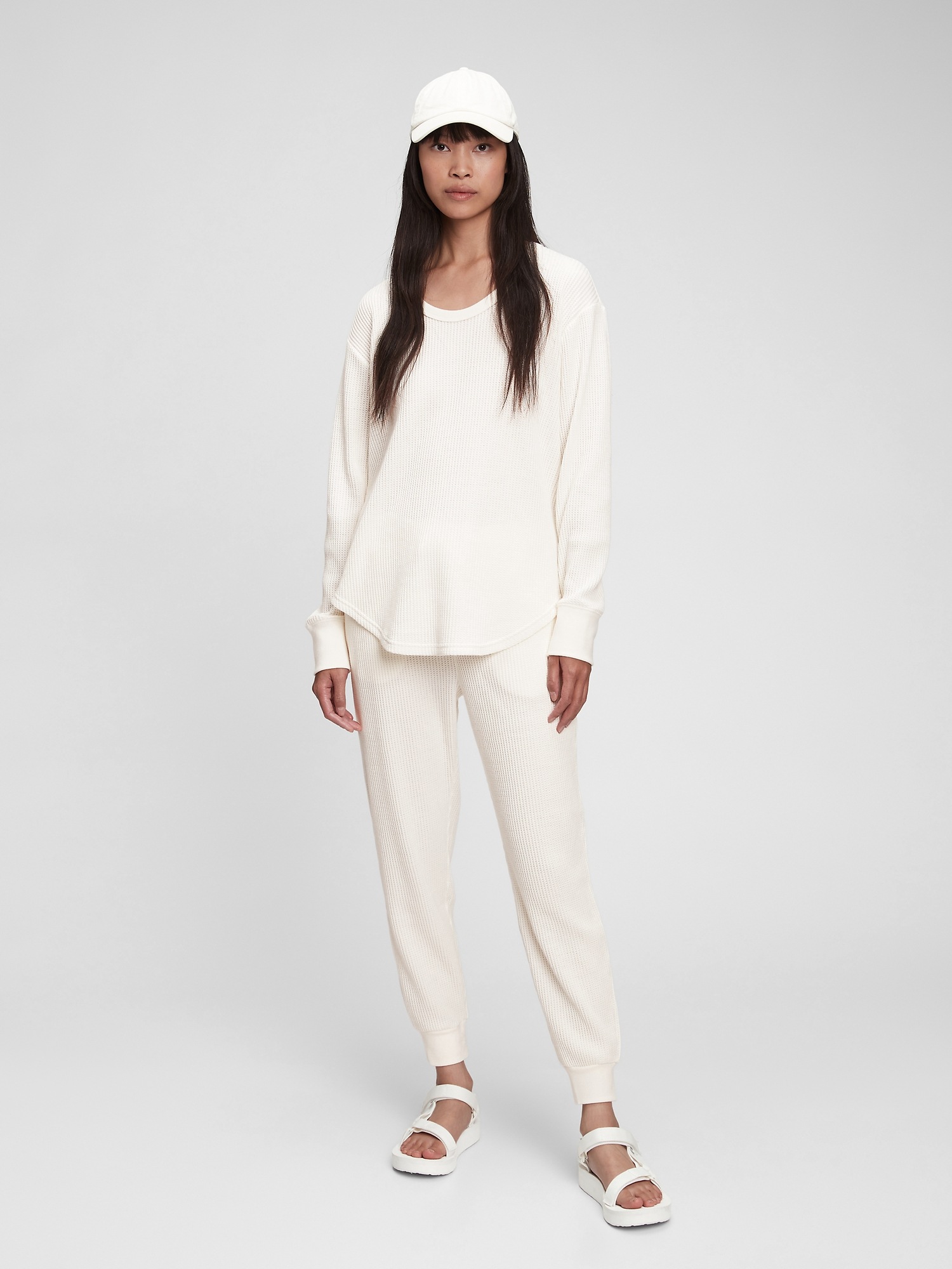 Waffle-Knit Joggers | Gap