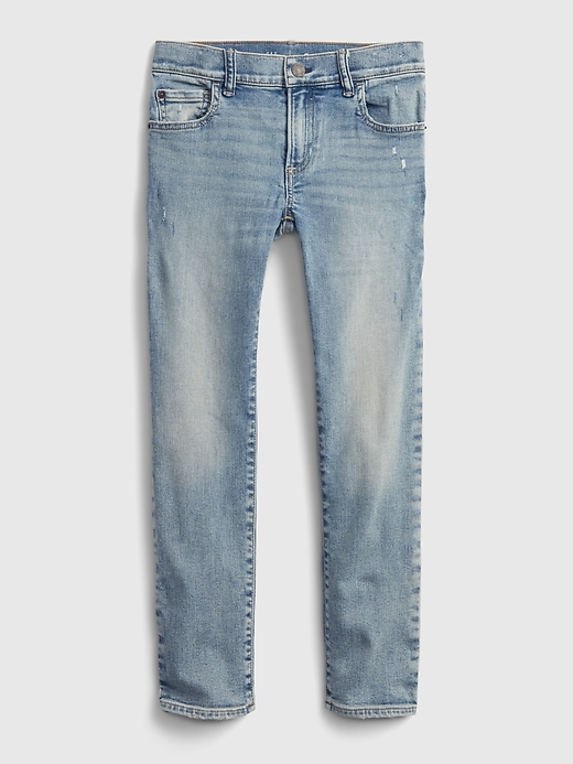 Gap - Kids Soft Wear Distressed Slim Jeans with Washwell ™