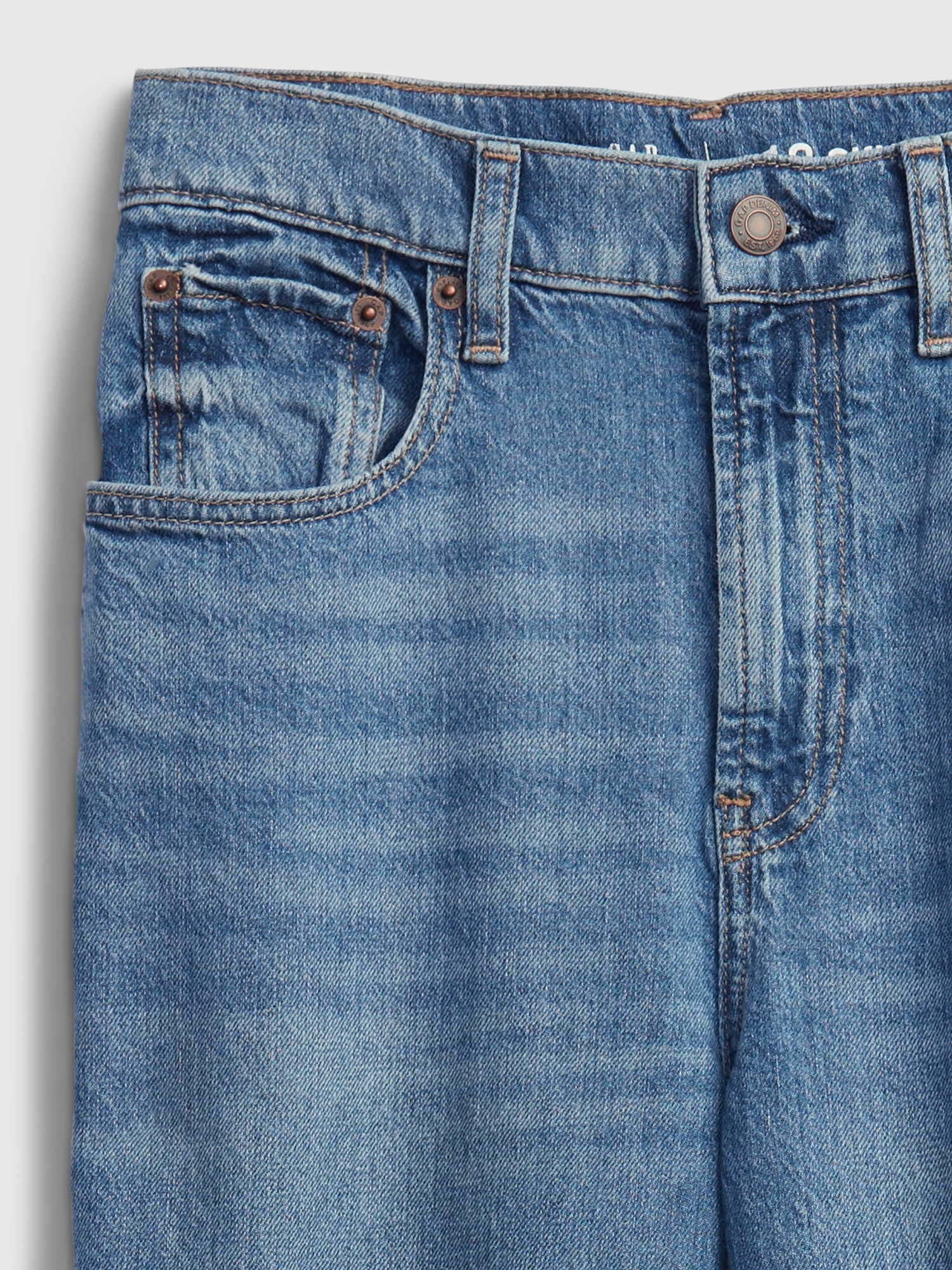 Teen Sky-High Rise '90s Loose Jeans with Washwell | Gap