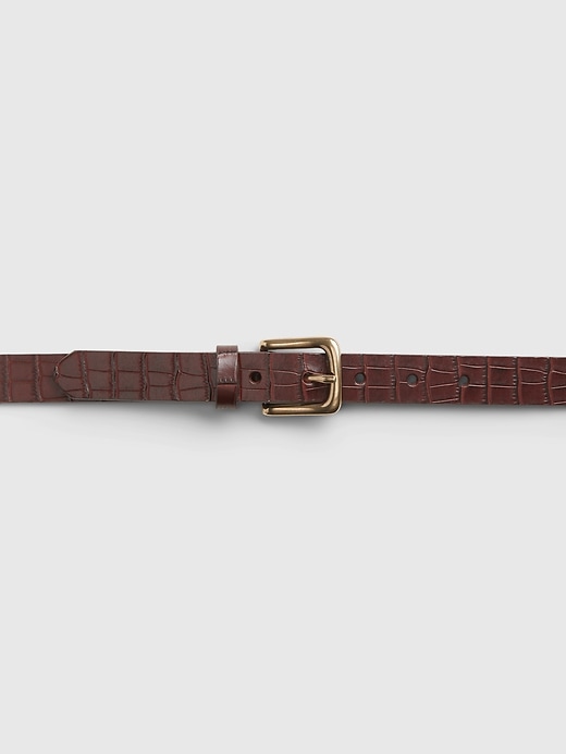 Image number 2 showing, Crocodile Leather Belt