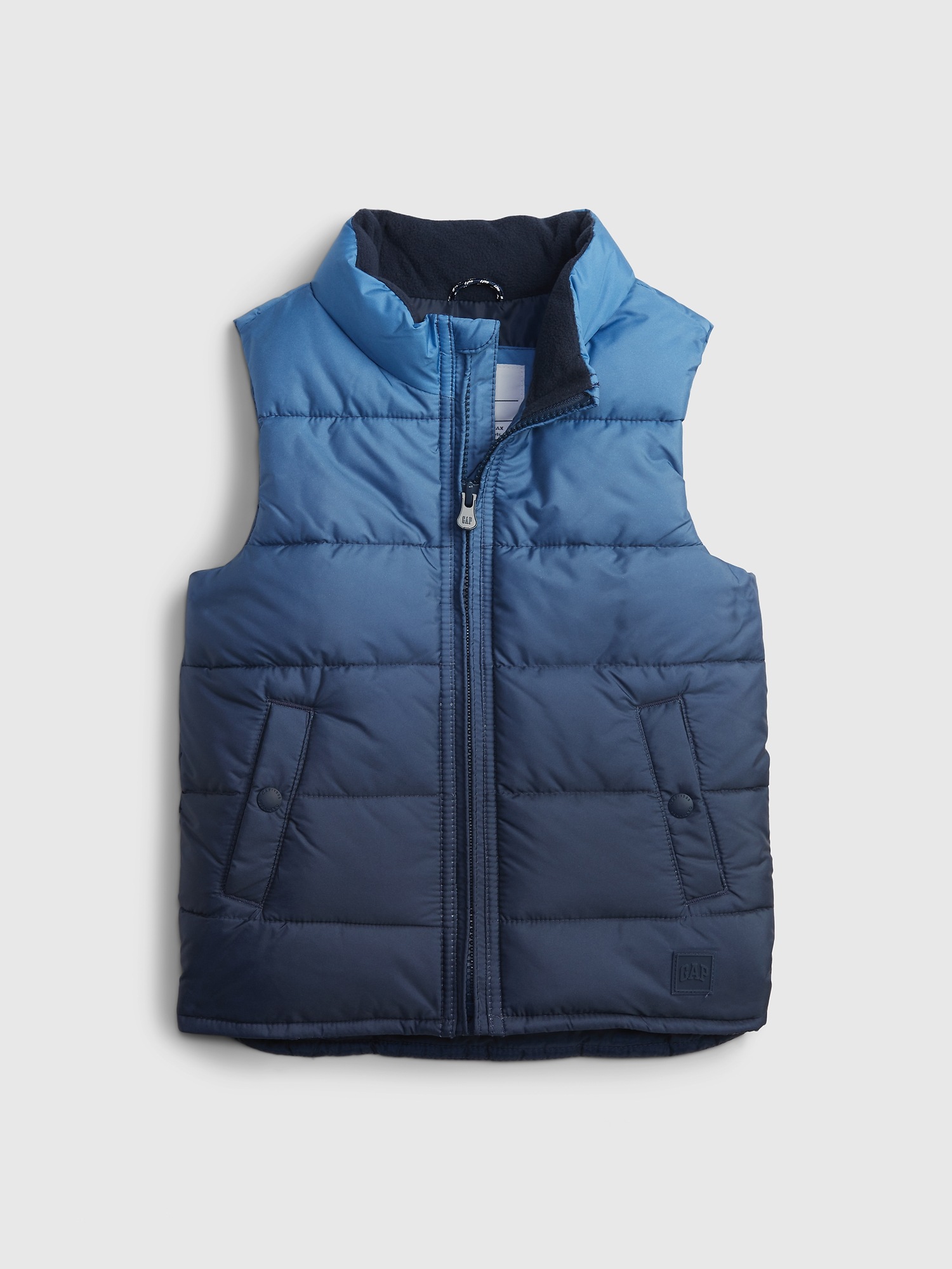 teal puffer vest