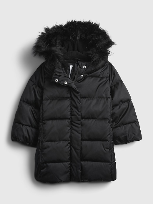 Image number 1 showing, Toddler ColdControl Ultra Max Long Puffer Jacket