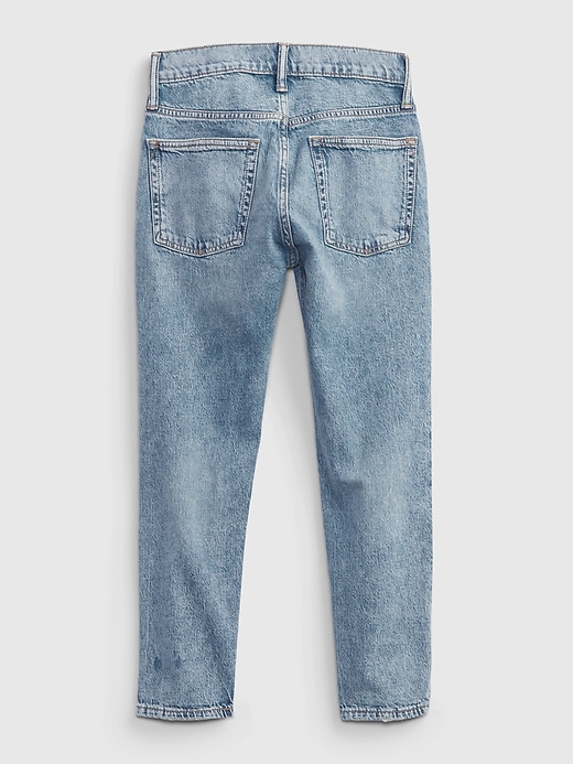 Image number 3 showing, Kids Distressed Easy Taper Jeans with Washwell™