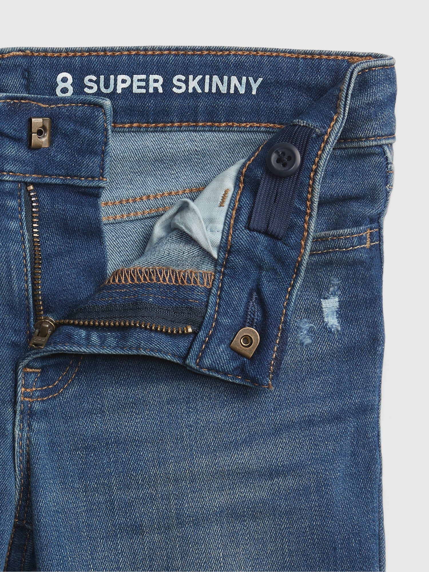 Kids Mid Rise Super Skinny Jeans