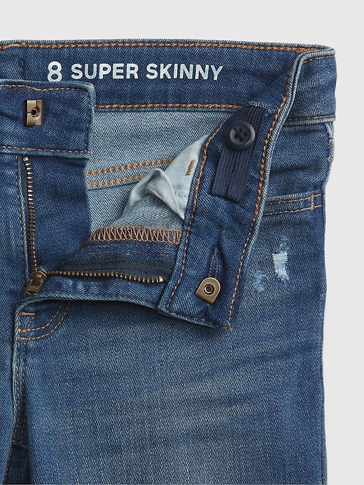 Image number 7 showing, Kids Mid Rise Super Skinny Jeans