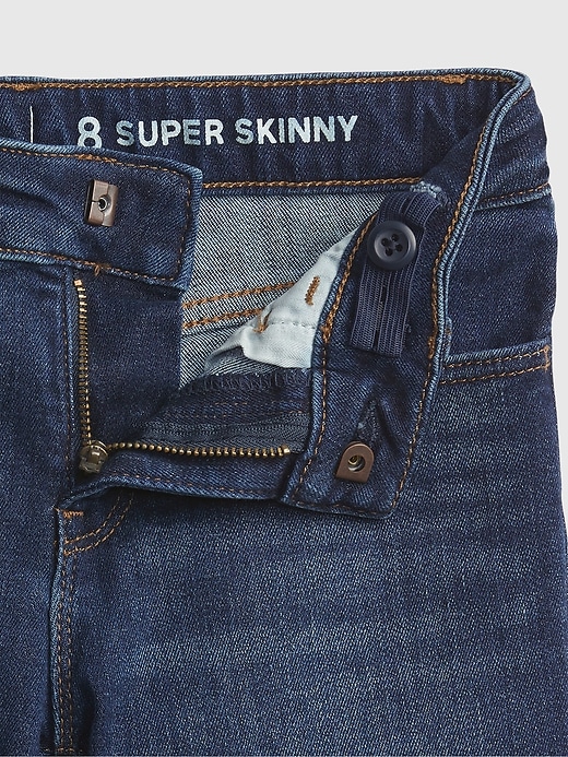 Image number 4 showing, Kids Mid Rise Super Skinny Jeans