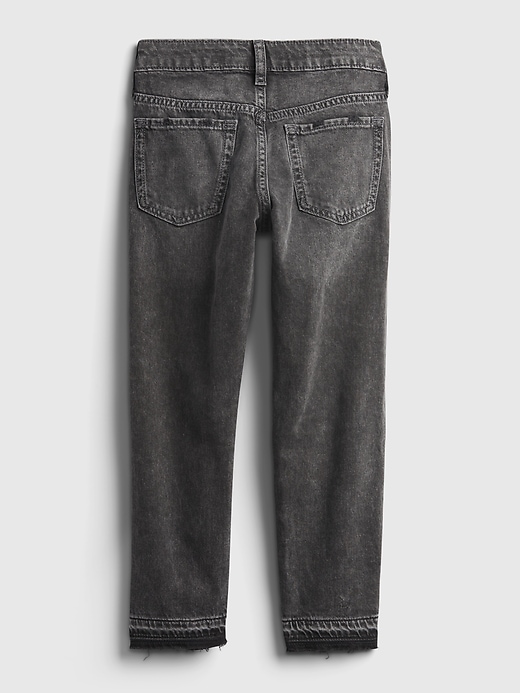 Image number 3 showing, Kids Distressed Girlfriend Jeans with Washwell™