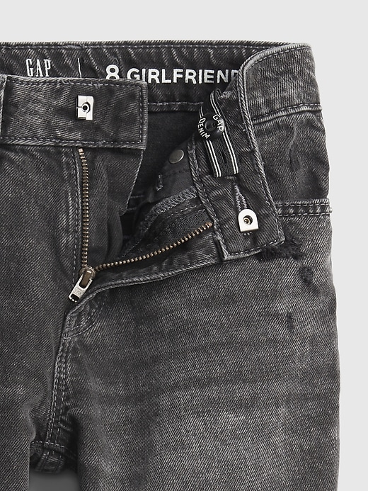 Image number 4 showing, Kids Distressed Girlfriend Jeans with Washwell™
