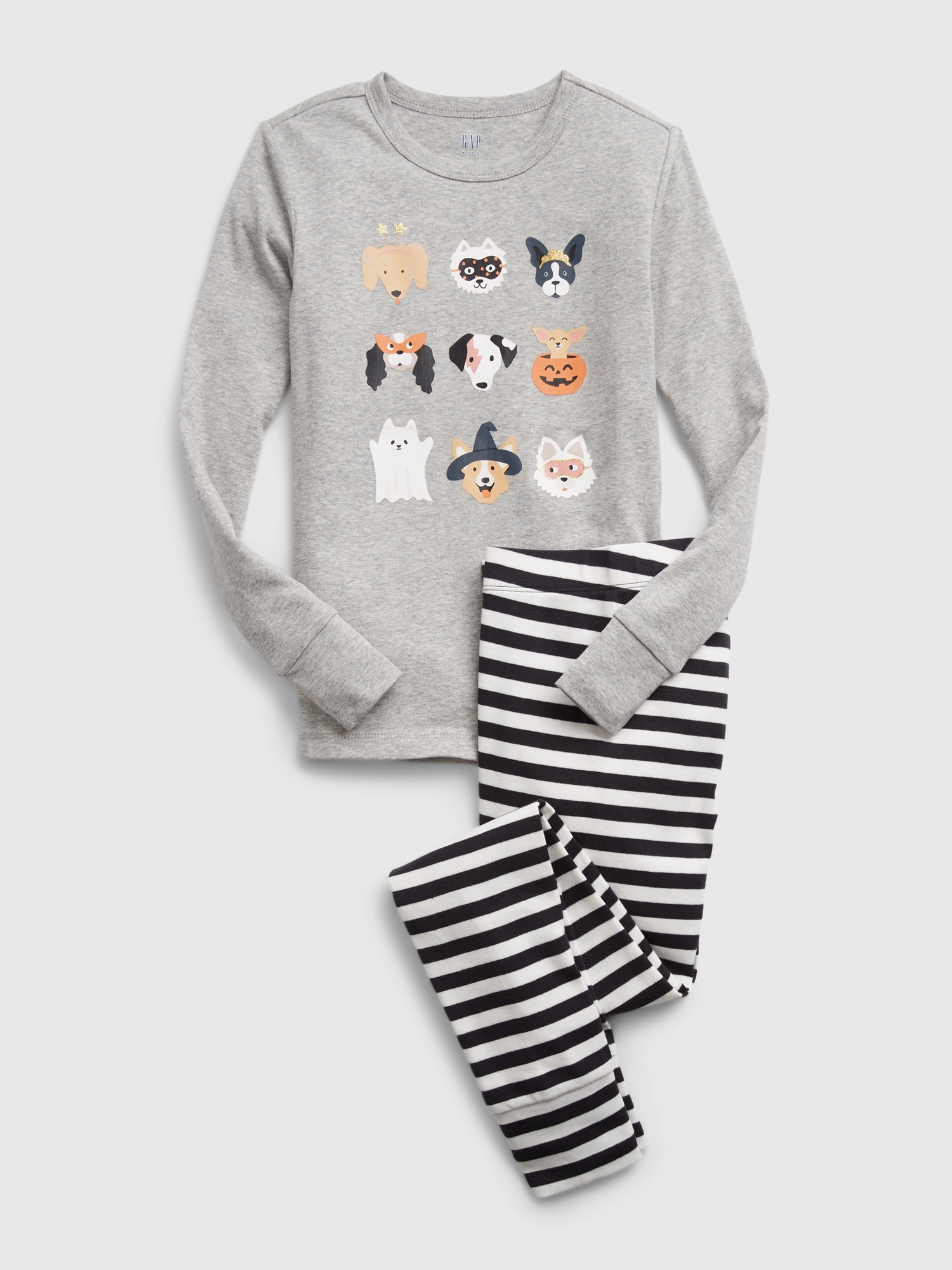 PYJAMA 100 % COTON BIOLOGIQUE À MOTIF DE CHIENS POUR ENFANT